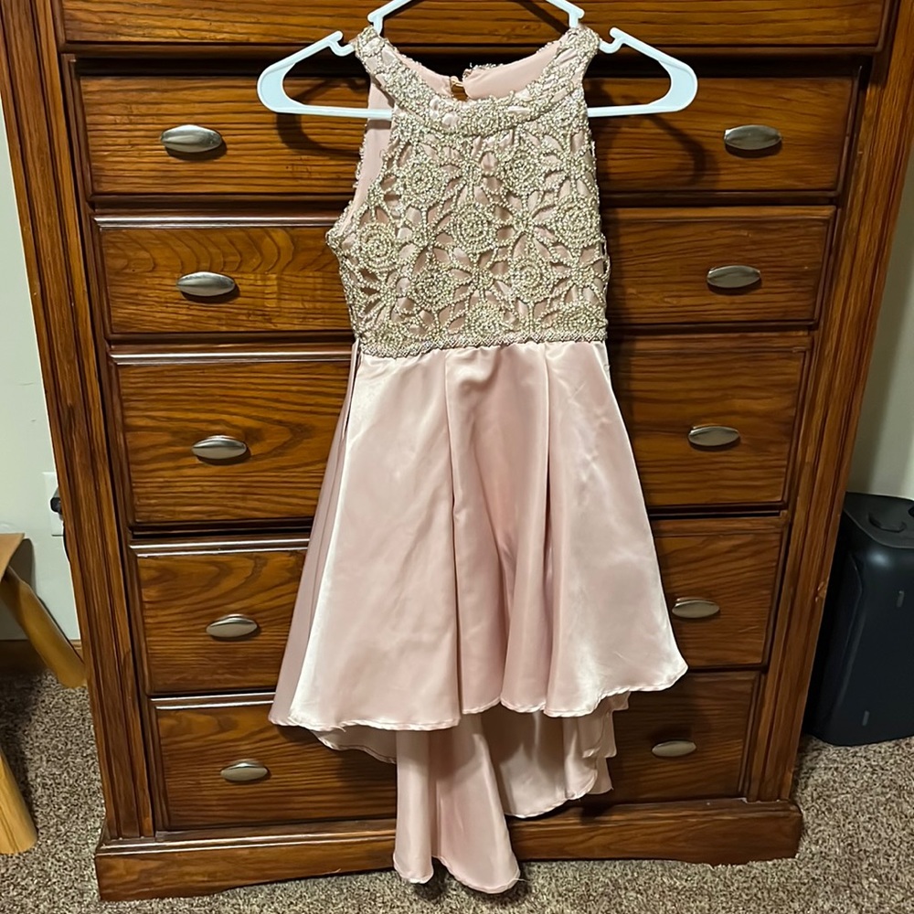 Champagne speechless kids dress size 8